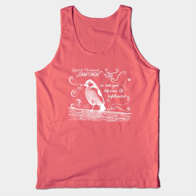 Spirit animal - Chaffinch white Tank Top by mnutz